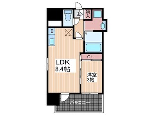 Ｓ－ＲＥＳＩＤＥＮＣＥ舟入本町の物件間取画像